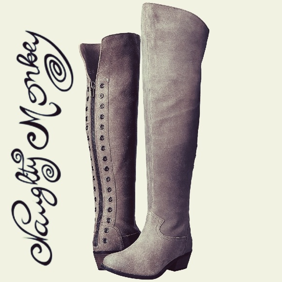 naughty monkey Shoes - Stylish Naughty Monkey OTK Boots